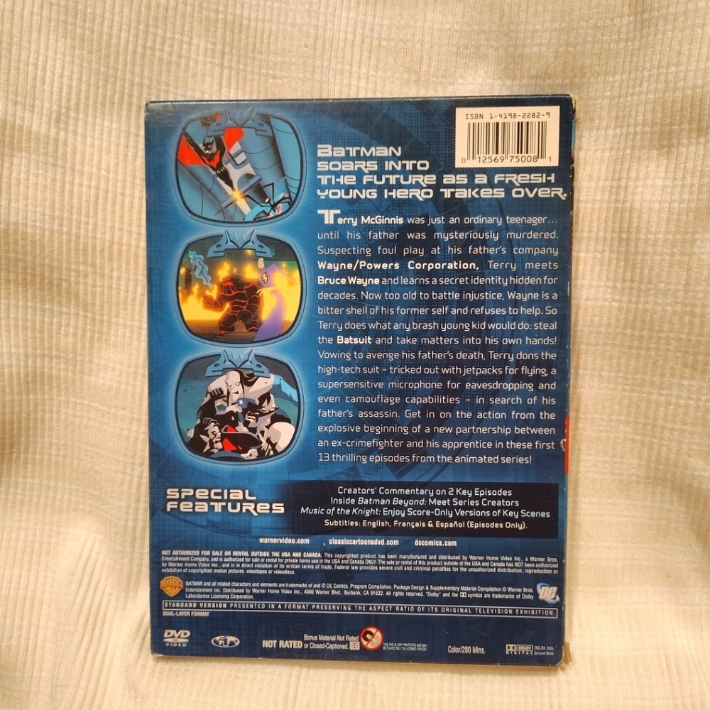 Batman Beyond Season 1 DVD Set 13 Episodes DC Comics Classic Collection Cartoon - Picture 2 of 5